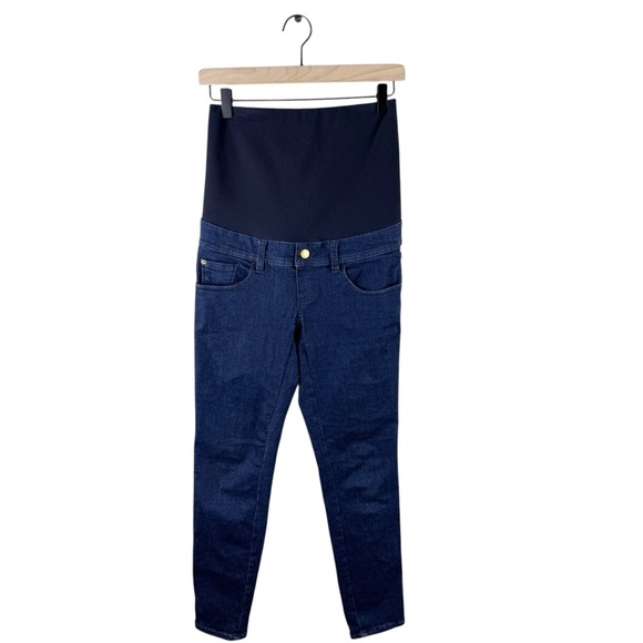 Sezane Slim Mommy Maternity Jeans 26 - Picture 2 of 9